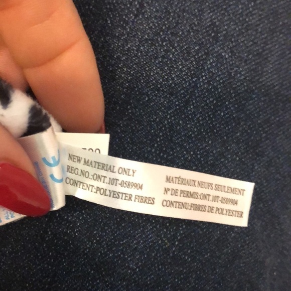 Kids Preferred Lovey Security Blanket Teether 2017 Bear Baby Black & White - Picture 9 of 10